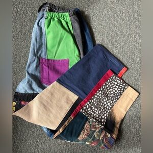 One-of-a-kind Patchwork Pants from Spunky Bruiser